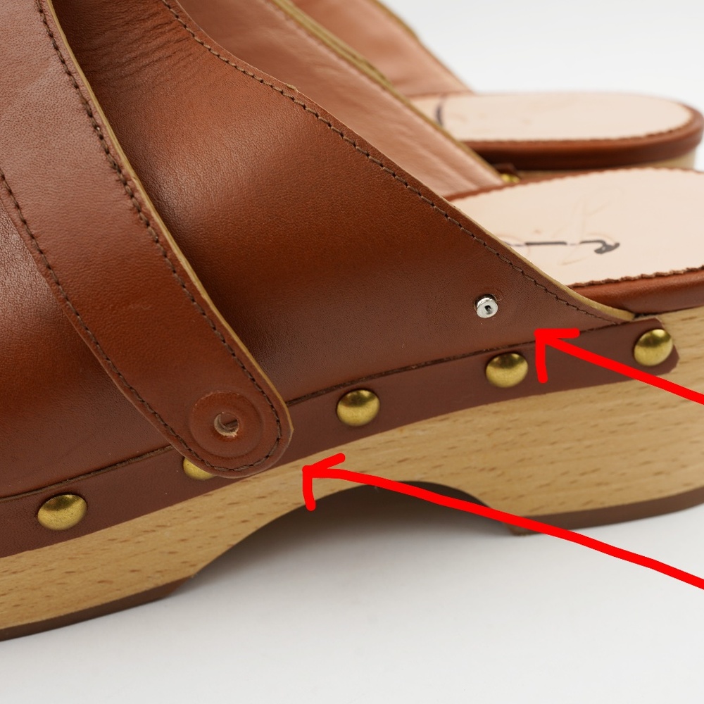 J. Crew Brown Leather Clogs - Picture 4 of 7